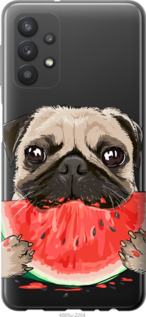 

Чехол Мопс и арбуз для Samsung Galaxy A32 A325F 1168191