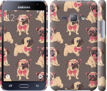 

Чохол мопсики 2 на Samsung Galaxy J1 (2016) Duos J120H 731320