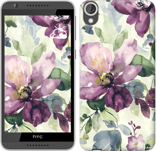 

Чехол Цветы акварелью для HTC Desire 820 296446