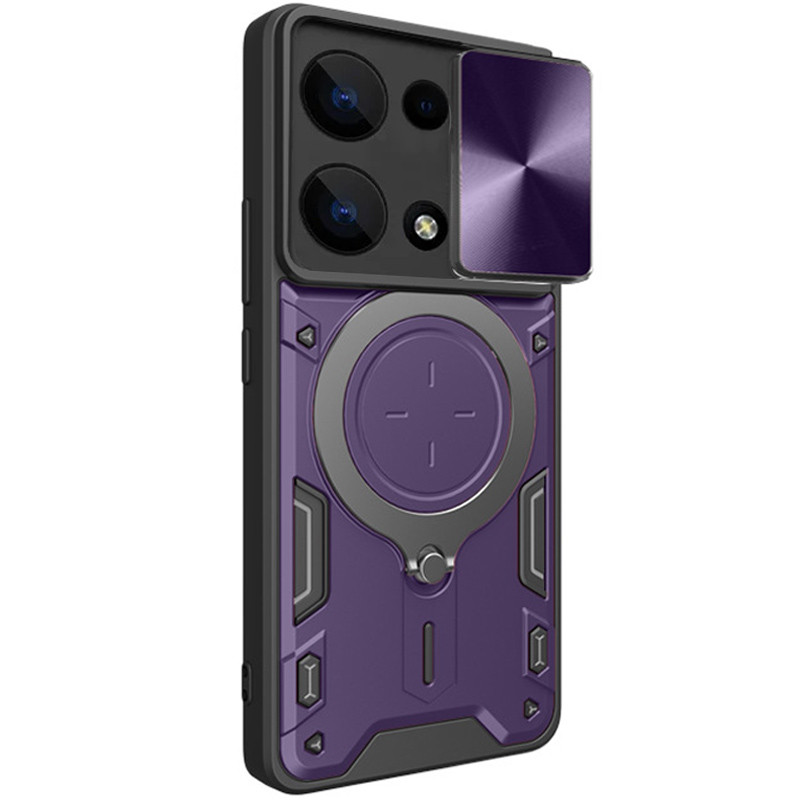 Фото Удароміцний чохол Bracket case with Magnetic на Xiaomi Redmi Note 13 5G (Purple) на vchehle.ua