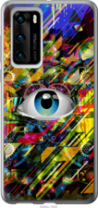Чехол Абстрактный глаз для Huawei P40