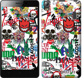 

Чехол Many different logos для Lenovo A7000 637948