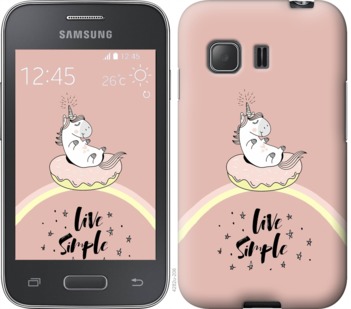 

Чехол Единорожка в пончике для Samsung Galaxy Young 2 G130h 719225