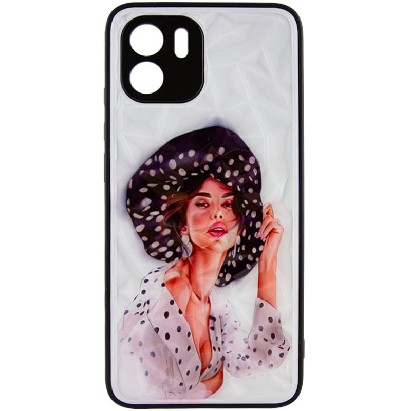 Фото TPU+PC чехол Prisma Ladies для Xiaomi Redmi A1 / A2 (Girl in a hat) на vchehle.ua
