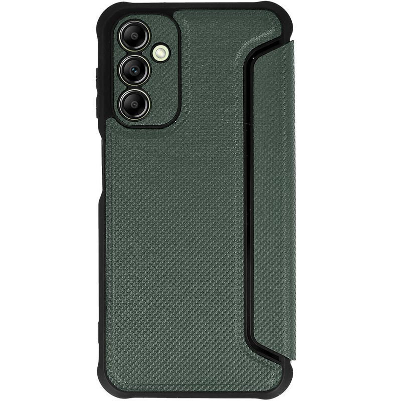 Фото Кожаный чехол-книжка GETMAN Razor (PU) для Samsung Galaxy A55 (Green) на vchehle.ua