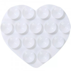 Держатель-присоска для телефона Double Side Silicone Heart