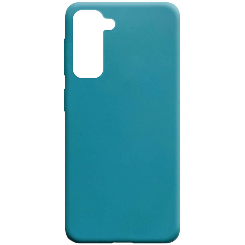 

Силіконовий чохол Candy на Samsung Galaxy S21+ (Синій / Powder Blue) 1101189