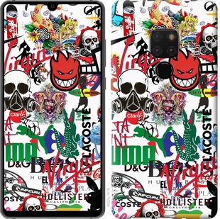 

Чохол Many different logos на Huawei Mate 20 669500