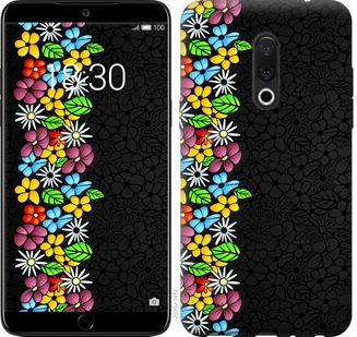 

Чохол квітковий орнамент на Meizu 15 673481