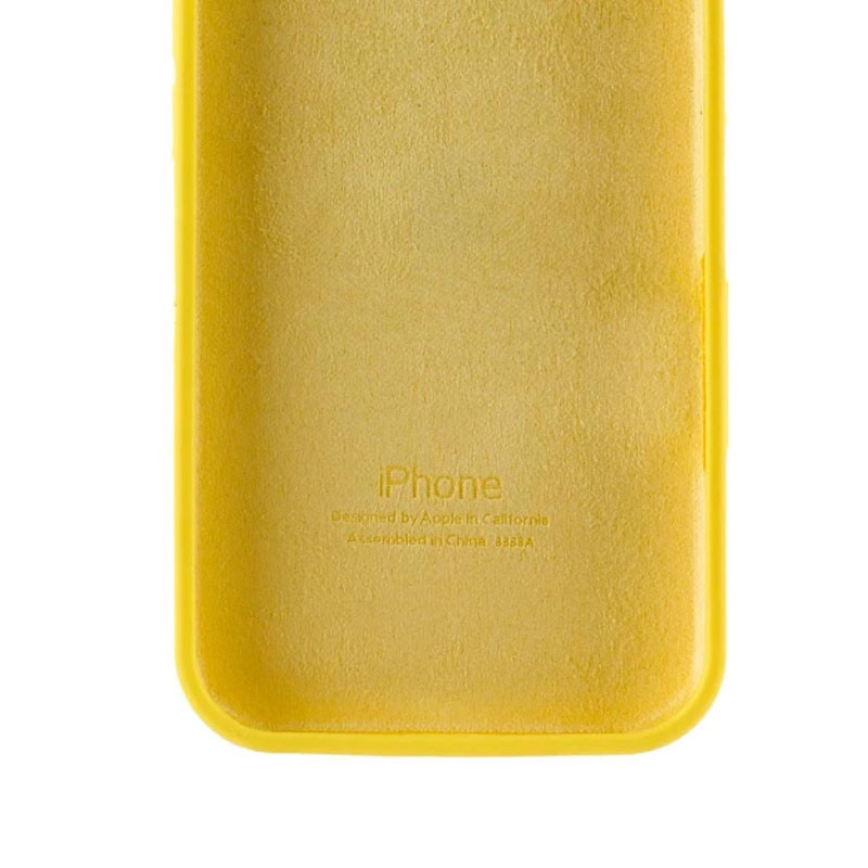 Чохол Silicone Case Full Camera Protective (AA) на Apple iPhone 16e (6.1") (Жовтий / Yellow) в магазині vchehle.ua