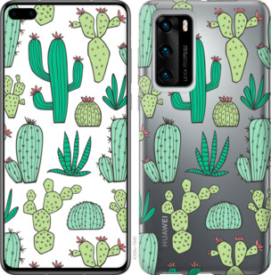 

Чехол кактусы 2 для Huawei P40 933566