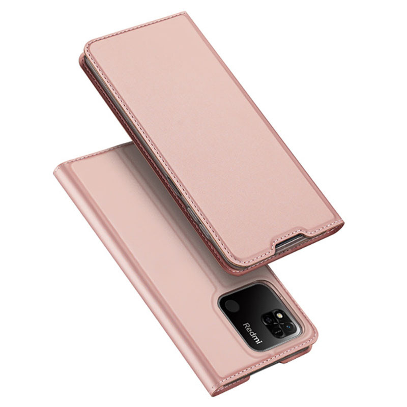 

Чохол-книжка Dux Ducis з кишенею для візиток на Xiaomi Poco C40 (Rose Gold) 1412495