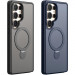 TPU+PC чехол Magnetic Safe Colorful HQ Ring для Samsung Galaxy S25 Ultra