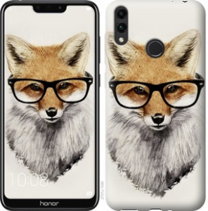 Чехол Лис в очках для Huawei Y7 (2019)