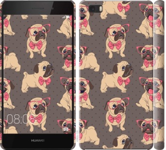 

Чехол мопсики 2 для Huawei Ascend P8 Lite 731615