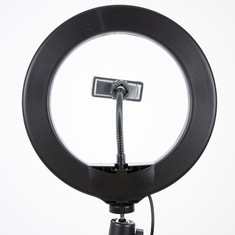 Кольцевая светодиодная LED лампа Arc Ring 8" + tripod 2.1m (Black) в магазине vchehle.ua