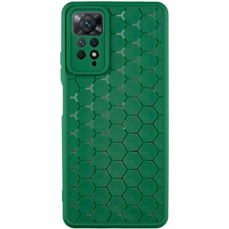 Чехол TPU Honeycomb для Xiaomi Redmi Note 11 Pro 4G/5G / 12 Pro 4G (Зеленый / Cyprus Green)