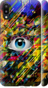 Чехол Абстрактный глаз для Samsung Galaxy M10