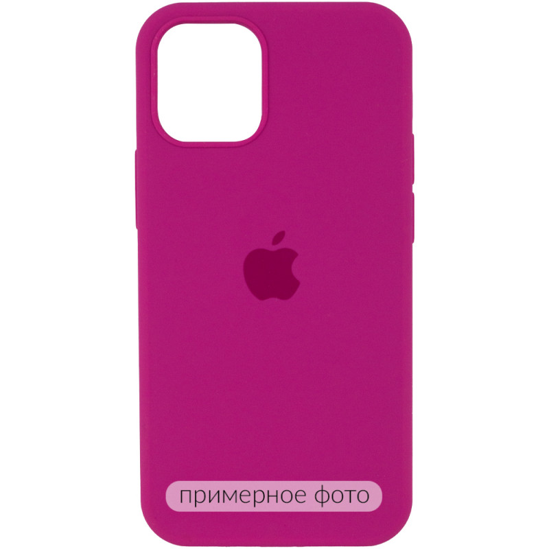 Чехол Silicone Case Full Protective (AA) для Apple iPhone 16 Pro (6.3") (Малиновый / Dragon Fruit)