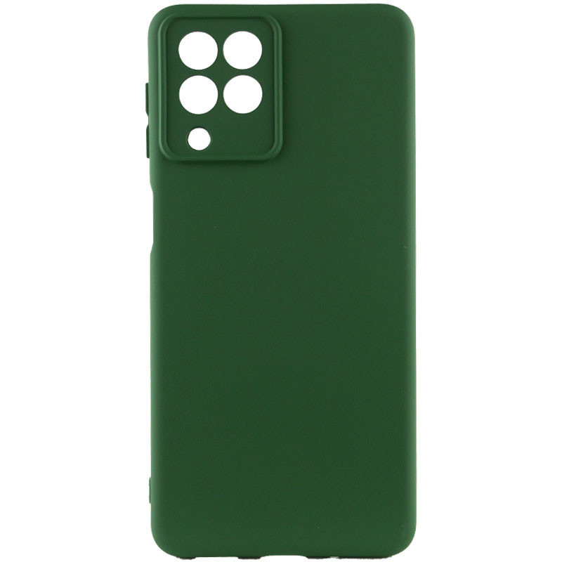 Чохол Silicone Cover Lakshmi Full Camera (A) на Samsung Galaxy M53 5G (Зелений / Dark green)