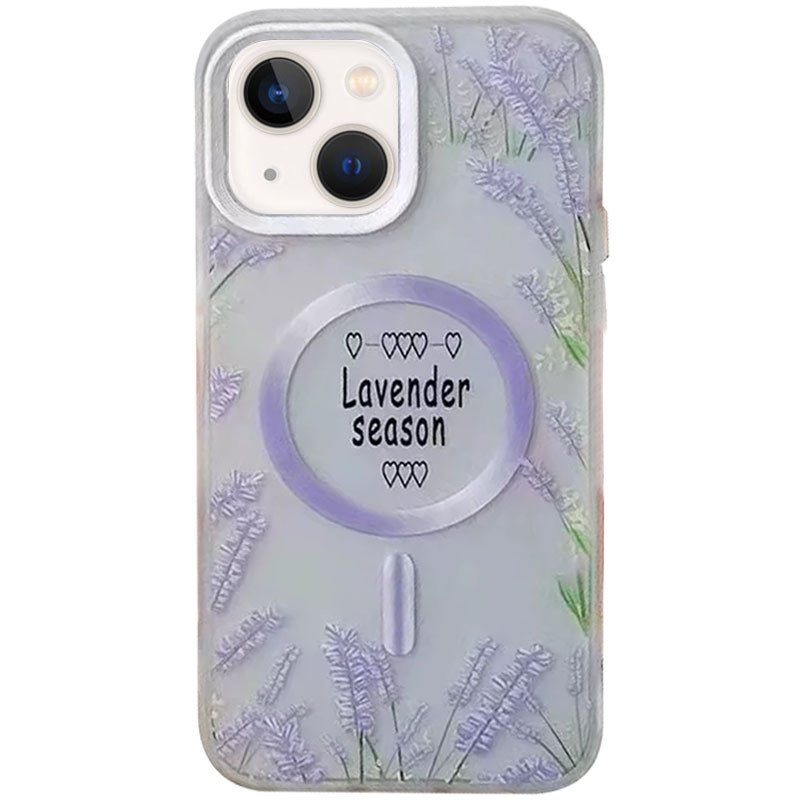 TPU+PC чохол Tenderness with Magnetic Safe на Apple iPhone 13 (6.1") (Lavender season)