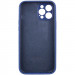 Чохол Silicone Case Full Camera Protective (AA) на Apple iPhone 12 Pro (6.1") (Синій / Deep navy) в магазині vchehle.ua