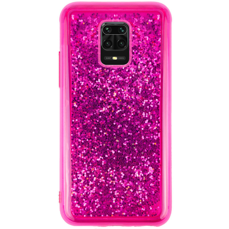 

TPU+PC чохол Sparkle (glitter) для Xiaomi Redmi Note 9S (Малиновий) 911193