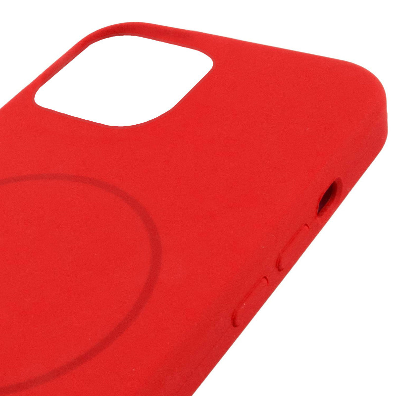 Чохол Silicone Case Full Protective (AA) NO LOGO with Magnetic Safe на Apple iPhone 11 Pro Max (6.5") (Червоний / Red) в магазині vchehle.ua