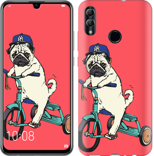 

Чехол Мопс на велосипеде для Huawei Honor 10 Lite 690377