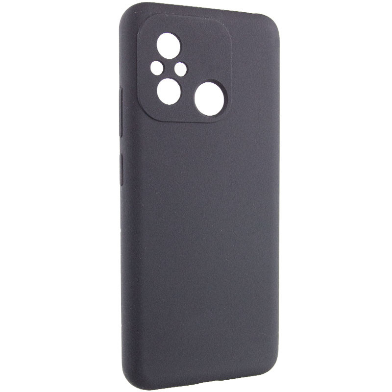 Фото Чохол Silicone Cover Lakshmi Full Camera (AAA) на Xiaomi Redmi 12C (Чорний / Black) на vchehle.ua