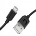 Фото Дата кабель Usams US-SJ098 U-Turn Series USB to MicroUSB (1m) (Чорний) в маназині vchehle.ua