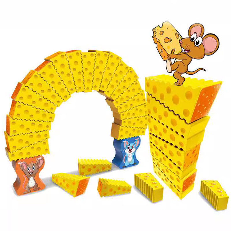 Настольная интерактивная игра Ummi 707-B19 Mouse Stacking Cakes Game (Yellow)