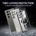 Фото TPU чохол Delight case with Magnetic Safe з захисними лінзами на камеру на Samsung Galaxy S25 Ultra (Чорний / Black) на vchehle.ua