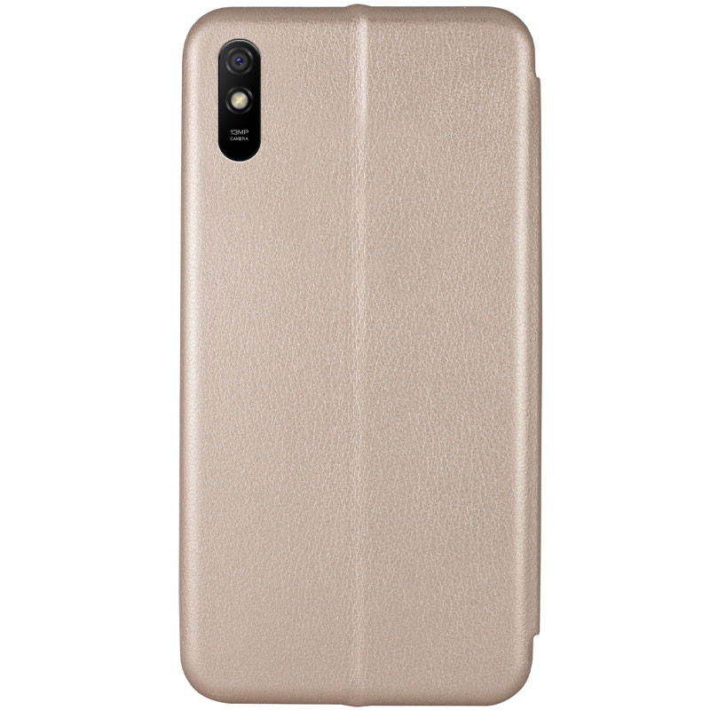 Фото Шкіряний чохол-книжка Classy на Xiaomi Redmi 9A (Золотий) на vchehle.ua