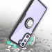 TPU+PC чохол Deen CrystalRing for Magnet (opp) на Samsung Galaxy S21 FE (Прозорий / Чорний) в магазині vchehle.ua