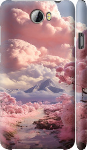 Чохол Рожеві хмари для Huawei Honor Play 5