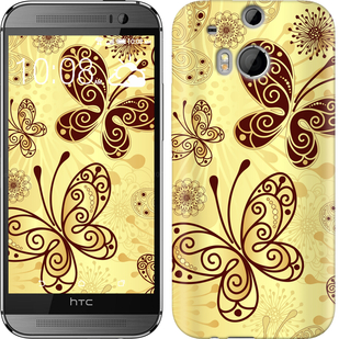 

Чехол Красивые бабочки для HTC One M8 629596