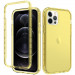 Чехол TPU+PC Full Body с защитой 360 для Apple iPhone 12 Pro Max (6.7") (Желтый)