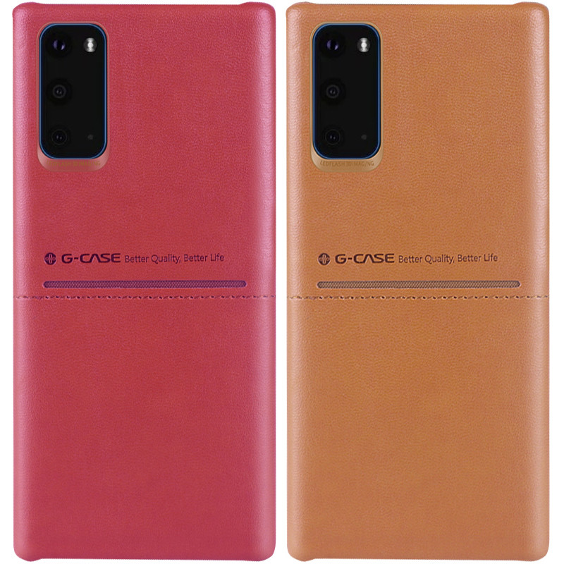 Кожаная накладка G-Case Cardcool Series для Samsung Galaxy S20
