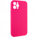 Фото Чехол Silicone Case Full Camera Protective (AA) NO LOGO для Apple iPhone 12 Pro Max (6.7") (Розовый / Barbie pink) на vchehle.ua