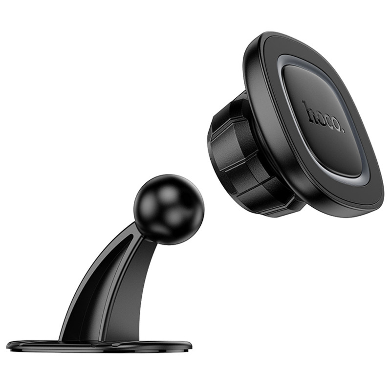 Фото Автотримач Hoco H73 Crown magnetic (center console) (Black / Metal gray) в маназині vchehle.ua