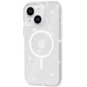 Чехол TPU Galaxy Sparkle (MagFit) для iPhone 13