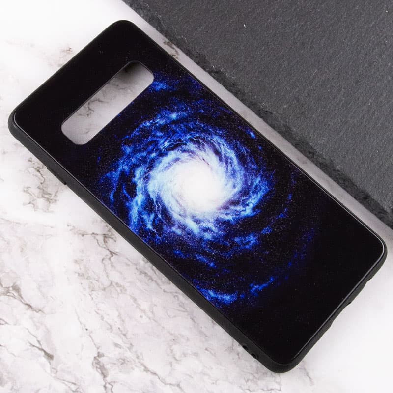 Фото TPU+Glass чехол Diversity для Samsung Galaxy S10+ (Universe) в магазине vchehle.ua