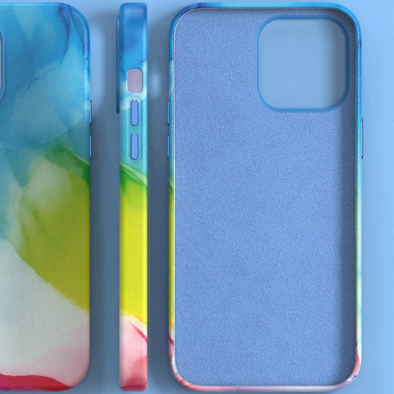 Кожаный чехол Figura Series Case with MagSafe для Apple iPhone 12 Pro / 12 (6.1") (Multicolor) в магазине vchehle.ua