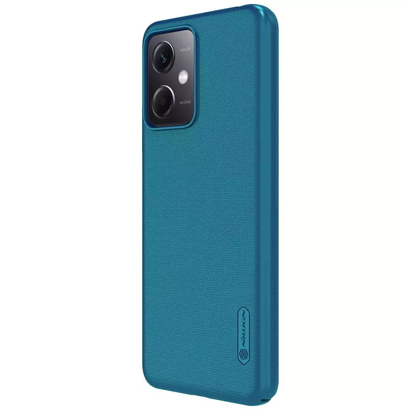 Фото Чехол Nillkin Matte для Xiaomi Poco X5 5G / Redmi Note 12 5G (Бирюзовый / Peacock blue) на vchehle.ua