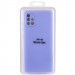 Купити Чохол Silicone Cover Lakshmi Full Camera (AA) на Samsung Galaxy A51 (Бузковий / Dasheen) на vchehle.ua