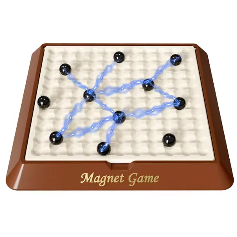 Фото Настольная интерактивная игра Ummi ME-189 Magnetic Chess Game (Brown / White) в магазине vchehle.ua
