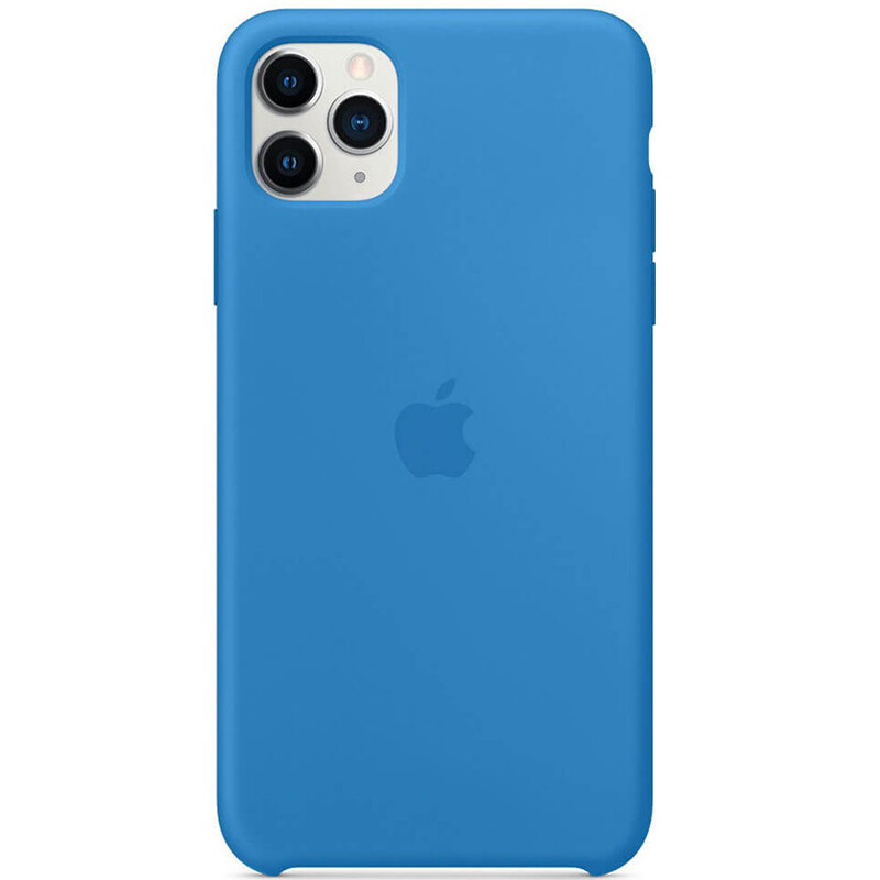 Чохол Silicone case (AAA) на Apple iPhone 11 Pro Max (6.5") (Синій / Surf Blue)