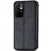 Фото Шкіряний чохол-книжка GETMAN Cubic (PU) на Xiaomi Poco M4 Pro 5G (Чорний) на vchehle.ua