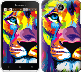 

Чехол Разноцветный лев для Lenovo A529 261508